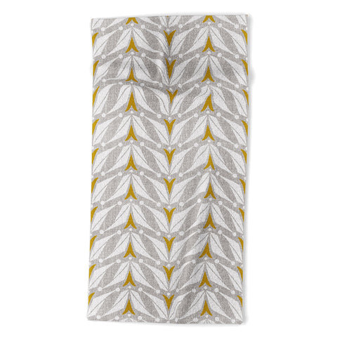 Heather Dutton Tulipa Flax Beach Towel