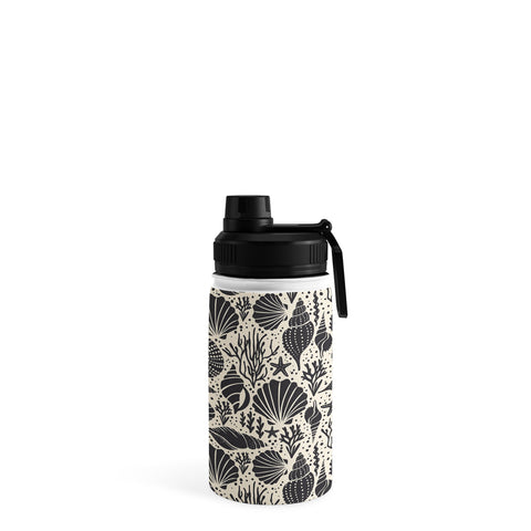 Heather Dutton Washed Ashore Ivory Charcoal Water Bottle