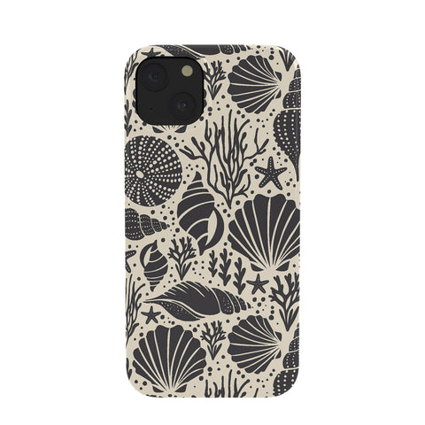 Heather Dutton Washed Ashore Ivory Charcoal Phone Case