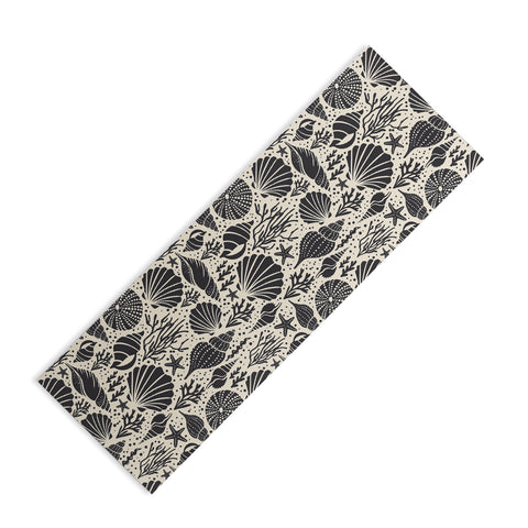 Heather Dutton Washed Ashore Ivory Charcoal Yoga Mat