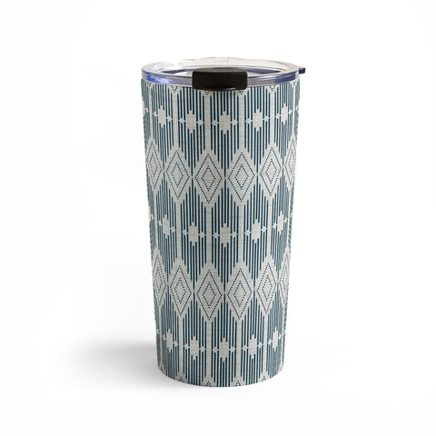 Heather Dutton West End Midnight Linen Travel Mug