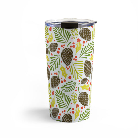 Heather Dutton Winter Woodlands White Travel Mug