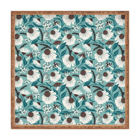 Heather Dutton Woodland Botanique Breeze Square Tray