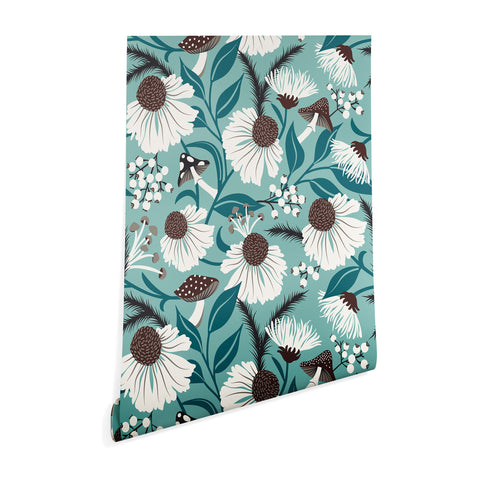 Heather Dutton Woodland Botanique Breeze Wallpaper