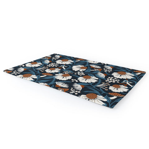 Heather Dutton Woodland Botanique Midnight Area Rug
