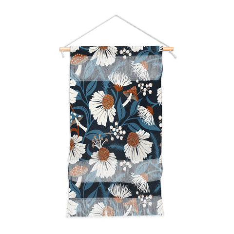 Heather Dutton Woodland Botanique Midnight Wall Hanging Portrait