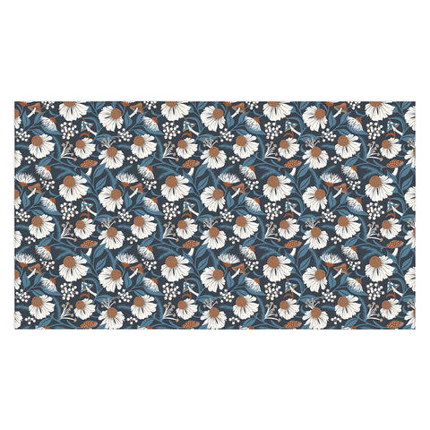 Heather Dutton Woodland Botanique Midnight Tablecloth