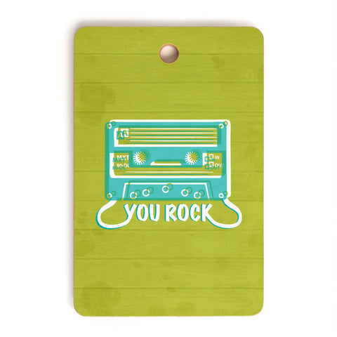 Heather Dutton You Rock Cutting Board Rectangle