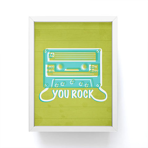 Heather Dutton You Rock Framed Mini Art Print