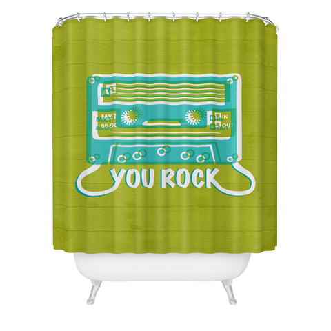 Heather Dutton You Rock Shower Curtain