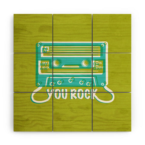 Heather Dutton You Rock Wood Wall Mural