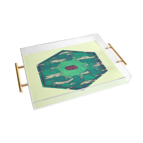 Hector Mansilla Away from Everything Acrylic Tray