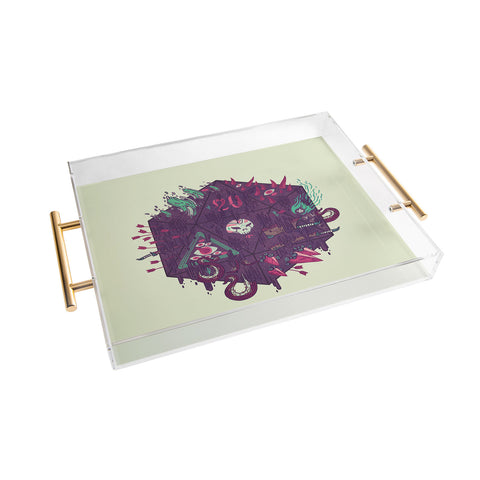 Hector Mansilla Die of Death Acrylic Tray