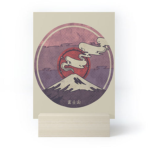 Hector Mansilla Fujisan Mini Art Print