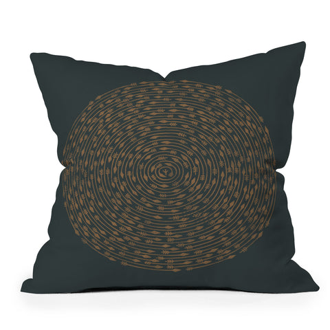 Hector Mansilla Inescapable Outdoor Throw Pillow
