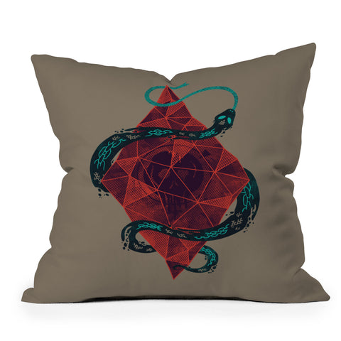 Hector Mansilla Mystic Crystal Outdoor Throw Pillow