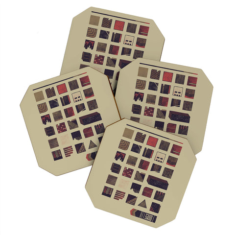 Hector Mansilla Swatches Coaster Set