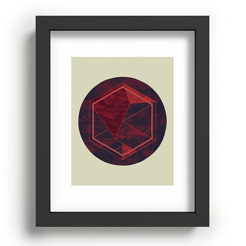 Hector Mansilla Thinking of a Foreign Girl Recessed Framing Rectangle