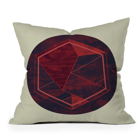 Hector Mansilla Thinking of a Foreign Girl Outdoor Throw Pillow