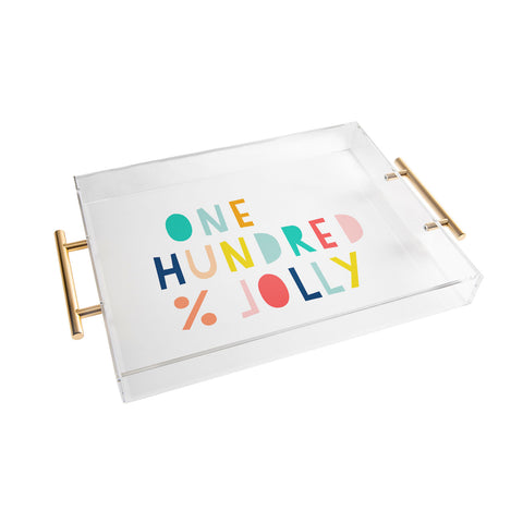 Hello Sayang 100 Percent Jolly Acrylic Tray