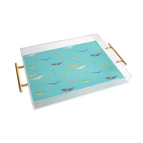 Hello Sayang A Whale of A Time Acrylic Tray