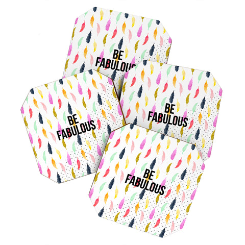 Hello Sayang Be Fabulous Coaster Set