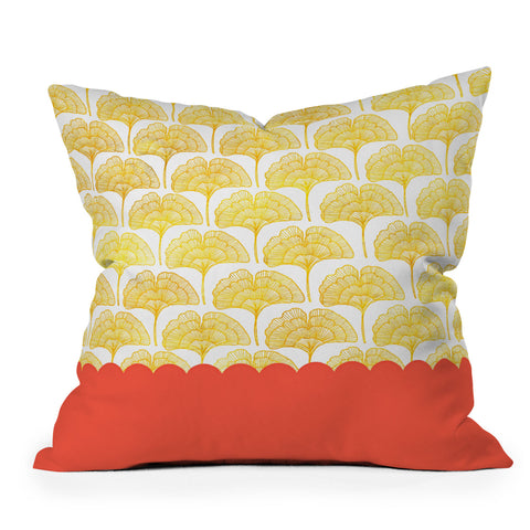 Hello Sayang Botanica Outdoor Throw Pillow