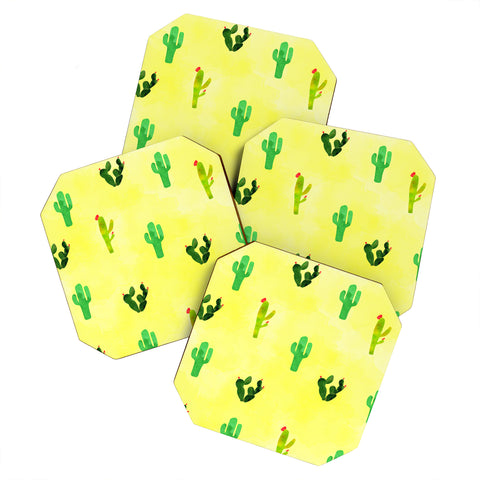 Hello Sayang Cactus Madnessa Coaster Set