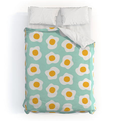 Hello Sayang Eggcellent Blue Eggs Duvet Cover