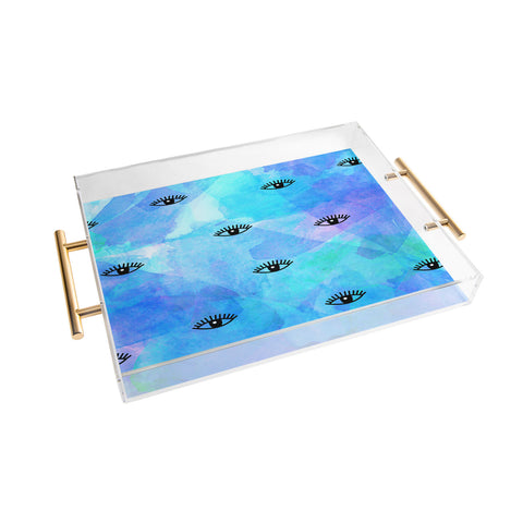 Hello Sayang Eye Blush Blue Acrylic Tray