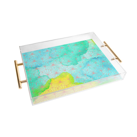 Hello Sayang Geometric Summer Acrylic Tray