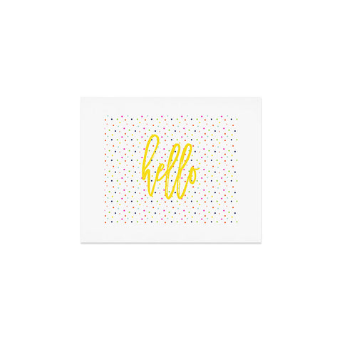 Hello Sayang Happy Dots To You Art Print