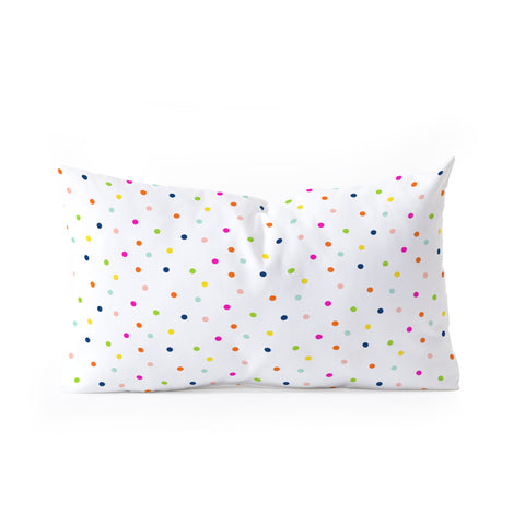 Hello Sayang Happy Dots To You Oblong Throw Pillow