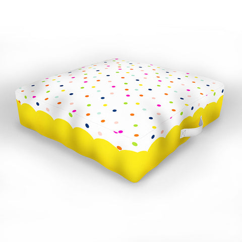 Hello Sayang Happy Dots To You Outdoor Floor Cushion
