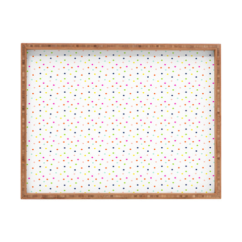 Hello Sayang Happy Dots To You Rectangular Tray