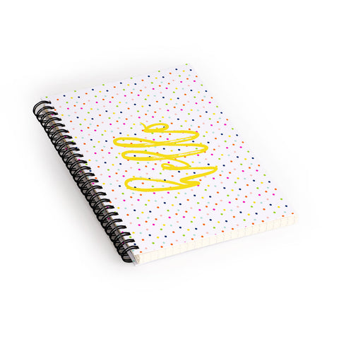 Hello Sayang Happy Dots To You Spiral Notebook