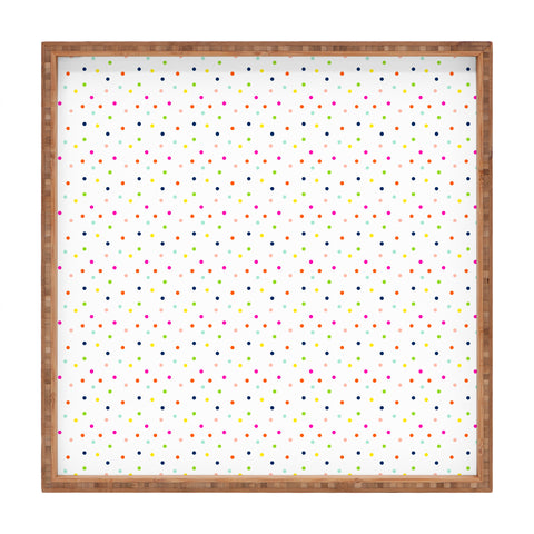Hello Sayang Happy Dots To You Square Tray
