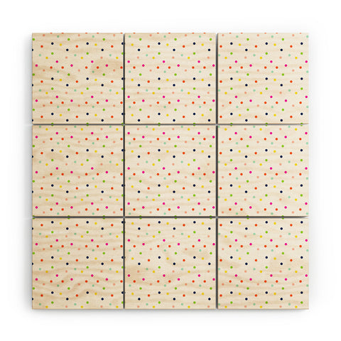 Hello Sayang Happy Dots To You Wood Wall Mural