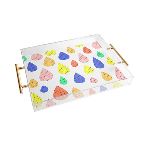 Hello Sayang Happy Raindrops Acrylic Tray