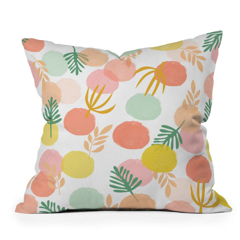 Hello Sayang Holiday Love Outdoor Throw Pillow