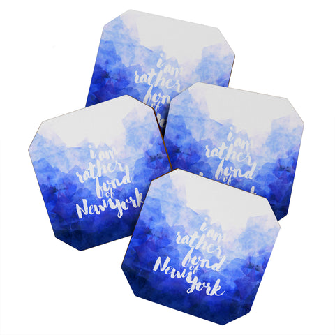 Hello Sayang I Am Rather Fond of New York Coaster Set