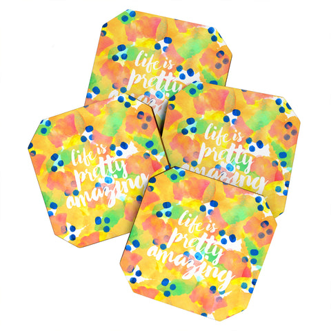 Hello Sayang Life Is Pretty Amazing Coaster Set