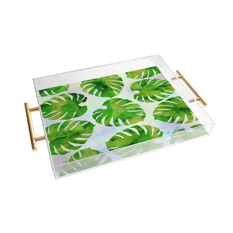 Hello Sayang Monster Monstera Acrylic Tray