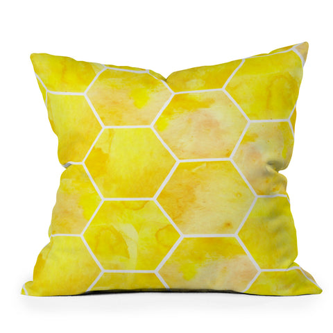 Hello Sayang Oh Honey Honey Outdoor Throw Pillow