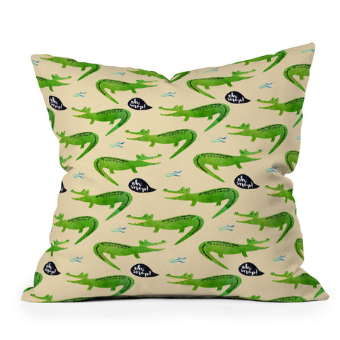 Hello Sayang Oh Snap Outdoor Throw Pillow