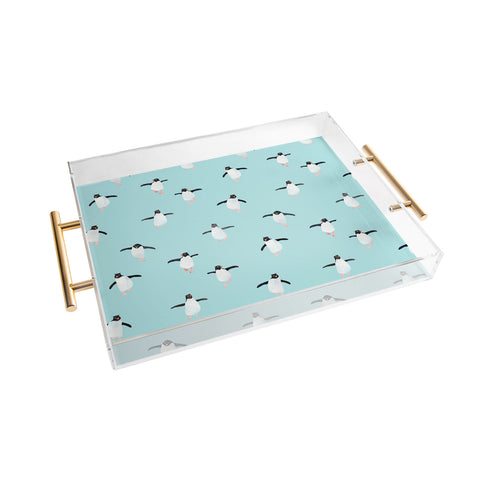 Hello Sayang Penguin Parade Acrylic Tray