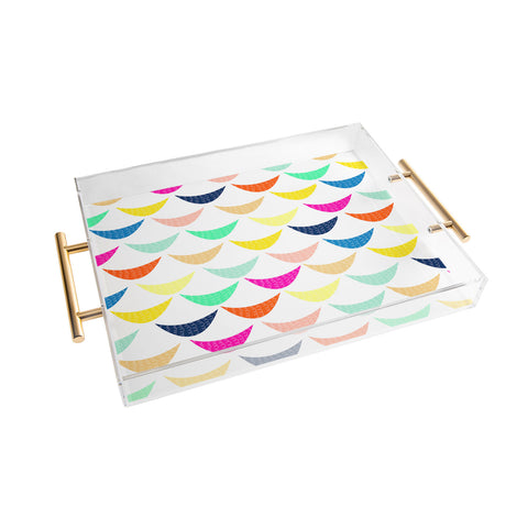 Hello Sayang Rainbow Fish Acrylic Tray