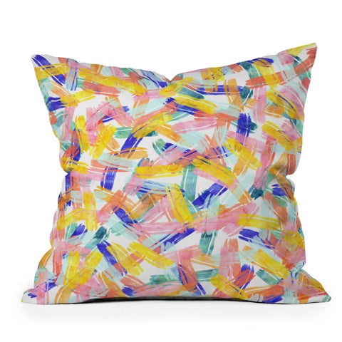 Hello Sayang Sparklers Outdoor Throw Pillow