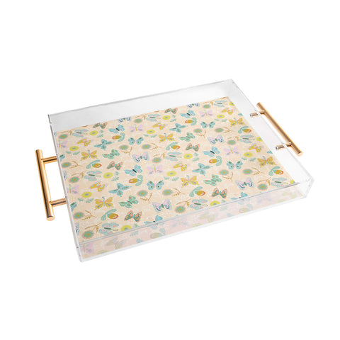 Hello Sayang Summer Butterflies Acrylic Tray