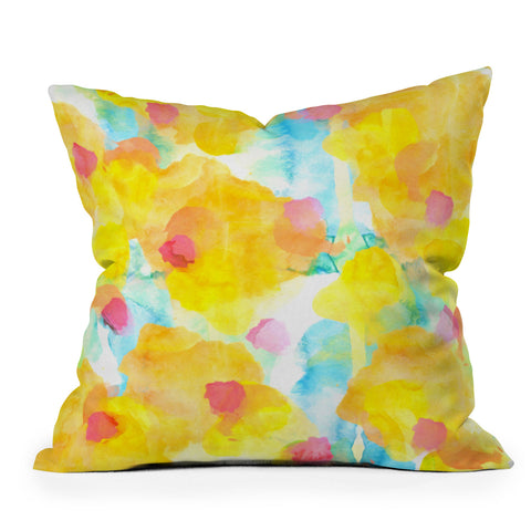 Hello Sayang Sunny Side Up Outdoor Throw Pillow